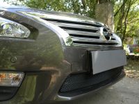 Защита радиатора Nissan Teana L33 2014- black (Фото 2)