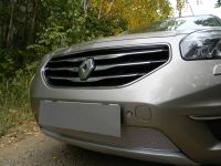 Защита радиатора Renault Koleos 2012- chrome PREMIUM (Фото 2)