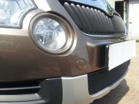 Защита радиатора Skoda Yeti 2009-2013 black PREMIUM (Фото 3)