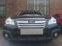 Защита радиатора Subaru Outback c 2013- black (Фото 1)