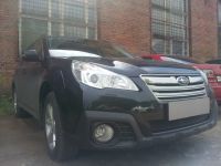 Защита радиатора Subaru Outback c 2013- black (Фото 2)