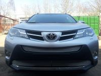 Защита радиатора Toyota Rav 4 (Комфорт, Элеганс, Престиж) 2013- chrome низ