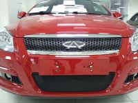 Защита радиатора Chery M11 black (Фото 1)