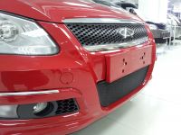 Защита радиатора Chery M11 black (Фото 2)