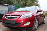 Защита радиатора Opel Astra J 2013- black (Фото 2)