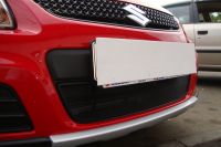 Защита радиатора Suzuki SX4 hb 2007-2010 black (Фото 2)
