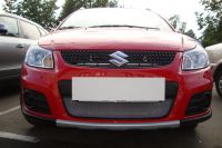 Защита радиатора Suzuki SX4 hb 2007-2010 chrome (Фото 2)