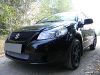 Защита радиатора Suzuki SX4 sedan 2007-2011 chrome (Фото 2)