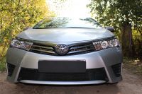 Защита радиатора Toyota Corolla 2014- black (Фото 2)