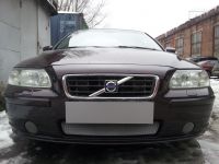 Защита радиатора Vovlo S60 I 2007-2009г.в. рестайлинг chrome (Фото 1)