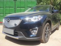 Защита радиатора Mazda CX5 2012- chrome низ PREMIUM